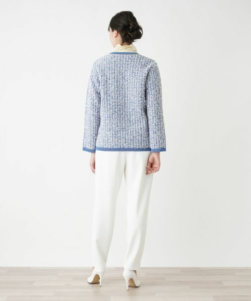 Leilian PLUS HOUSE / レリアンプラスハウス カーディガン・ボレロ | 【店舗人気】ツイードニットカーディガン | 詳細3