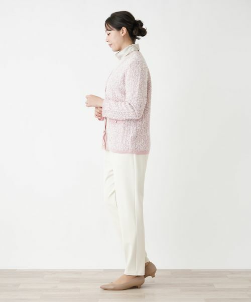 Leilian PLUS HOUSE / レリアンプラスハウス カーディガン・ボレロ | 【店舗人気】ツイードニットカーディガン | 詳細6