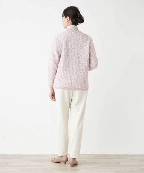 Leilian PLUS HOUSE / レリアンプラスハウス カーディガン・ボレロ | 【店舗人気】ツイードニットカーディガン | 詳細7