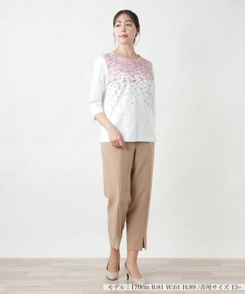 Leilian PLUS HOUSE / レリアンプラスハウス カットソー | 【店舗人気】七分袖カットソー | 詳細4