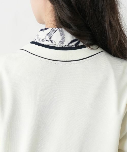 Leilian PLUS HOUSE / レリアンプラスハウス カーディガン・ボレロ | 【店舗人気】プリントドッキングカーディガン | 詳細11