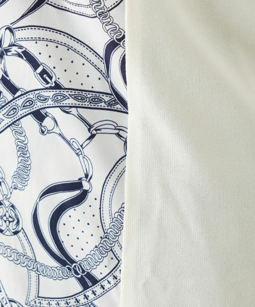 Leilian PLUS HOUSE / レリアンプラスハウス カーディガン・ボレロ | 【店舗人気】プリントドッキングカーディガン | 詳細14