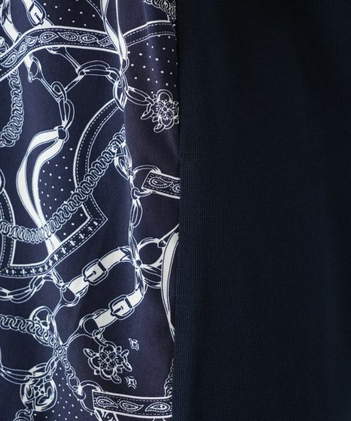 Leilian PLUS HOUSE / レリアンプラスハウス ニット・セーター | 【店舗人気】プリントドッキングニット | 詳細10