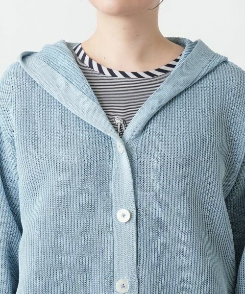 Leilian PLUS HOUSE / レリアンプラスハウス カーディガン・ボレロ | 【店舗人気】フーデッドカーディガン【MUSE BY ROCHAS Premiere】 | 詳細10