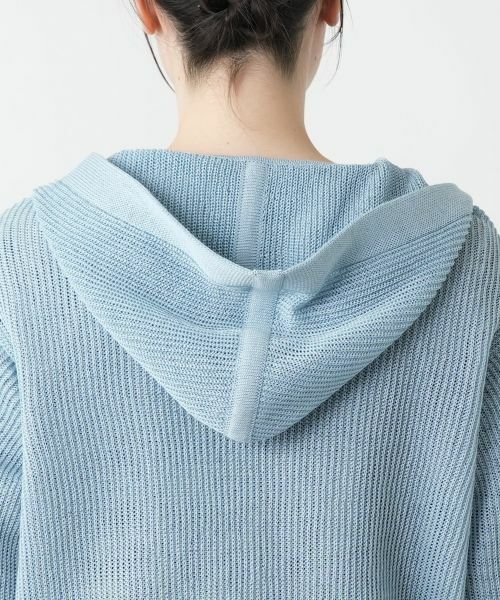 Leilian PLUS HOUSE / レリアンプラスハウス カーディガン・ボレロ | 【店舗人気】フーデッドカーディガン【MUSE BY ROCHAS Premiere】 | 詳細11