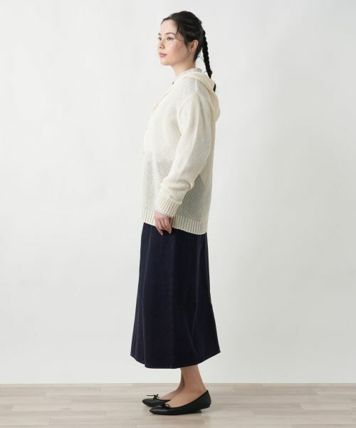 Leilian PLUS HOUSE / レリアンプラスハウス カーディガン・ボレロ | 【店舗人気】フーデッドカーディガン【MUSE BY ROCHAS Premiere】 | 詳細2