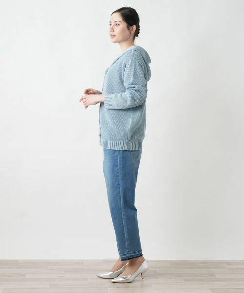 Leilian PLUS HOUSE / レリアンプラスハウス カーディガン・ボレロ | 【店舗人気】フーデッドカーディガン【MUSE BY ROCHAS Premiere】 | 詳細5