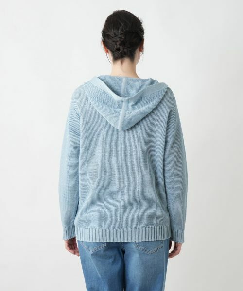 Leilian PLUS HOUSE / レリアンプラスハウス カーディガン・ボレロ | 【店舗人気】フーデッドカーディガン【MUSE BY ROCHAS Premiere】 | 詳細9