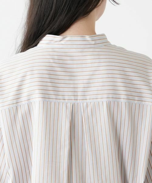 Leilian PLUS HOUSE / レリアンプラスハウス シャツ・ブラウス | 【店舗人気】ストライプ切替ブラウス【MUSE BY ROCHAS Premiere】 | 詳細11