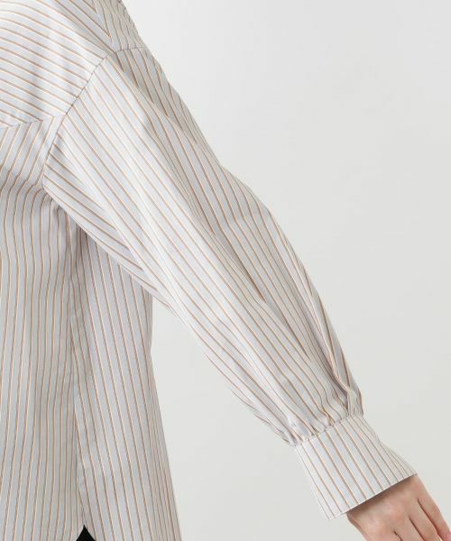 Leilian PLUS HOUSE / レリアンプラスハウス シャツ・ブラウス | 【店舗人気】ストライプ切替ブラウス【MUSE BY ROCHAS Premiere】 | 詳細13