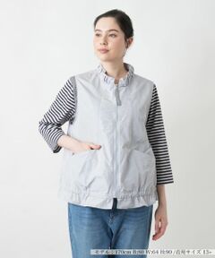 Leilian PLUS HOUSE / レリアンプラスハウス テーラードジャケット | 【店舗人気】スタンドカラーベスト【MUSE BY ROCHAS Premiere】