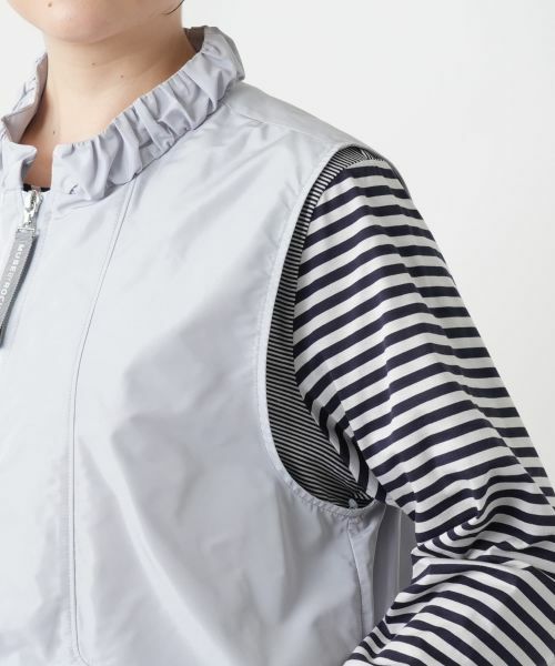 Leilian PLUS HOUSE / レリアンプラスハウス テーラードジャケット | 【店舗人気】スタンドカラーベスト【MUSE BY ROCHAS Premiere】 | 詳細13