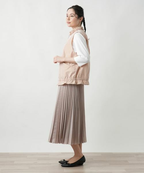 Leilian PLUS HOUSE / レリアンプラスハウス テーラードジャケット | 【店舗人気】スタンドカラーベスト【MUSE BY ROCHAS Premiere】 | 詳細2