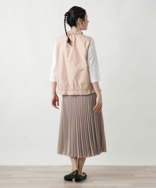 Leilian PLUS HOUSE / レリアンプラスハウス テーラードジャケット | 【店舗人気】スタンドカラーベスト【MUSE BY ROCHAS Premiere】 | 詳細3