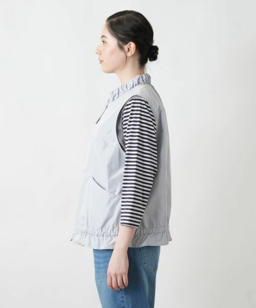 Leilian PLUS HOUSE / レリアンプラスハウス テーラードジャケット | 【店舗人気】スタンドカラーベスト【MUSE BY ROCHAS Premiere】 | 詳細8