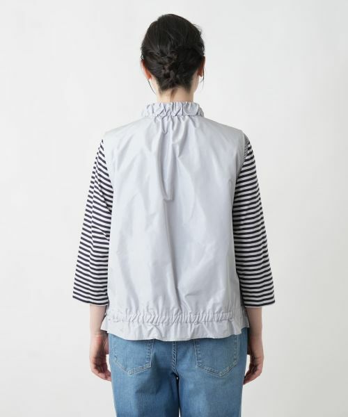 Leilian PLUS HOUSE / レリアンプラスハウス テーラードジャケット | 【店舗人気】スタンドカラーベスト【MUSE BY ROCHAS Premiere】 | 詳細9