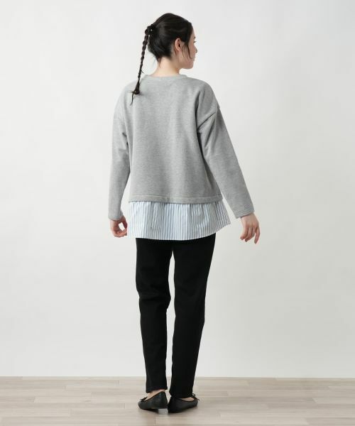 Leilian PLUS HOUSE / レリアンプラスハウス カットソー | 【店舗人気】レイヤードトップス【MUSE BY ROCHAS Premiere】 | 詳細3