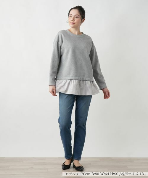 Leilian PLUS HOUSE / レリアンプラスハウス カットソー | 【店舗人気】レイヤードトップス【MUSE BY ROCHAS Premiere】 | 詳細4