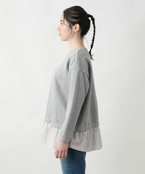 Leilian PLUS HOUSE / レリアンプラスハウス カットソー | 【店舗人気】レイヤードトップス【MUSE BY ROCHAS Premiere】 | 詳細8