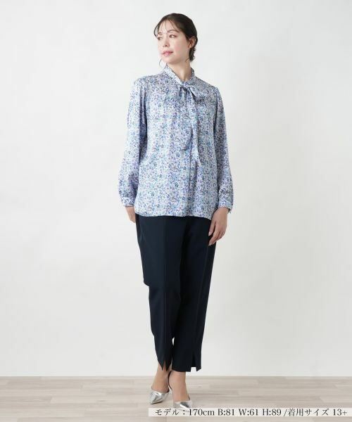 Leilian PLUS HOUSE / レリアンプラスハウス シャツ・ブラウス | 【店舗人気】プリントブラウス【ERICA】 | 詳細1