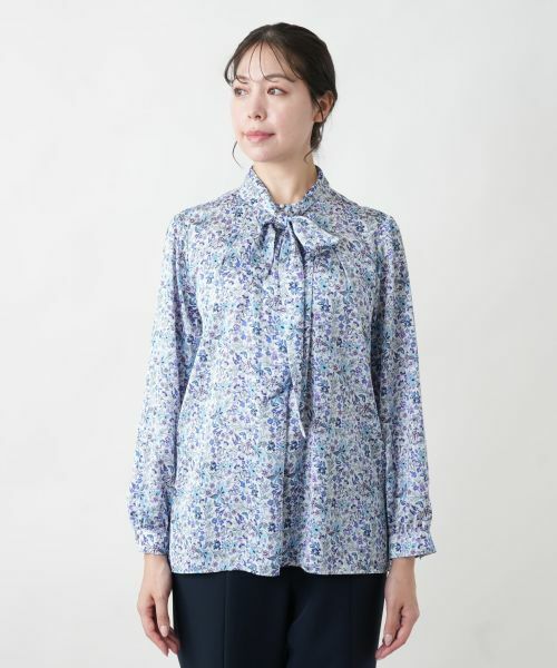 Leilian PLUS HOUSE / レリアンプラスハウス シャツ・ブラウス | 【店舗人気】プリントブラウス【ERICA】 | 詳細5
