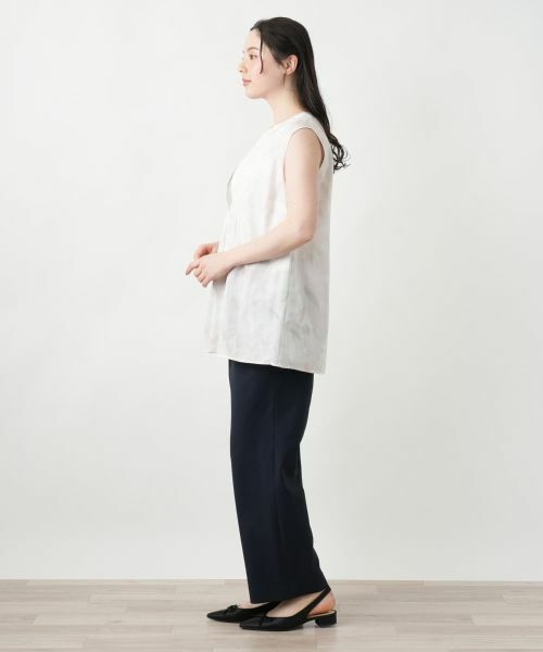 Leilian PLUS HOUSE / レリアンプラスハウス シャツ・ブラウス | ノースリーブブラウス【BLUBIANCO】 | 詳細2