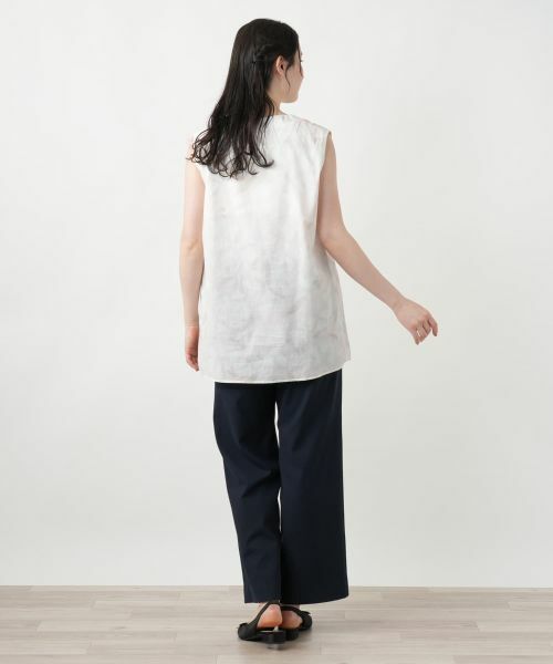 Leilian PLUS HOUSE / レリアンプラスハウス シャツ・ブラウス | ノースリーブブラウス【BLUBIANCO】 | 詳細3