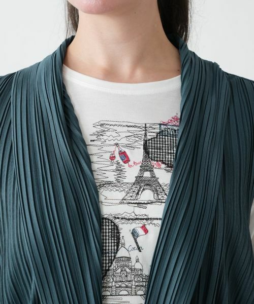 Leilian PLUS HOUSE / レリアンプラスハウス テーラードジャケット | 【店舗人気】プリーツロングベスト【Leilian WHITE LABEL】 | 詳細11