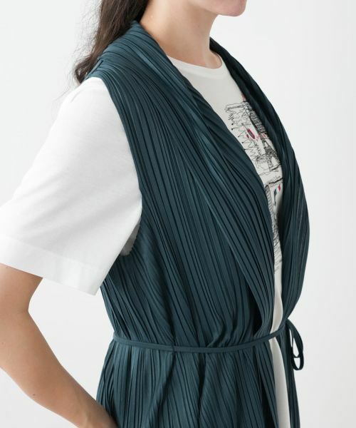 Leilian PLUS HOUSE / レリアンプラスハウス テーラードジャケット | 【店舗人気】プリーツロングベスト【Leilian WHITE LABEL】 | 詳細13
