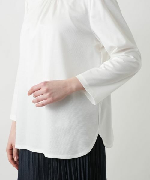 Leilian PLUS HOUSE / レリアンプラスハウス カットソー | 【店舗人気】タックカットソー【Leilian WHITE LABEL】 | 詳細15