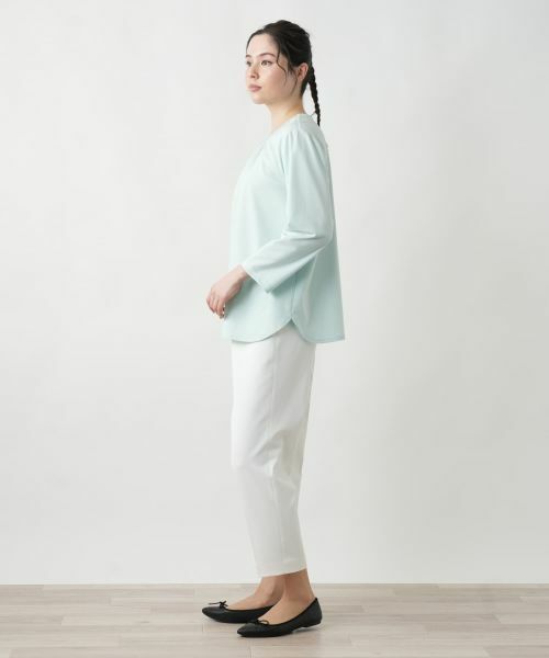 Leilian PLUS HOUSE / レリアンプラスハウス カットソー | 【店舗人気】タックカットソー【Leilian WHITE LABEL】 | 詳細5