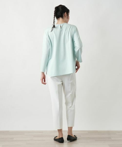 Leilian PLUS HOUSE / レリアンプラスハウス カットソー | 【店舗人気】タックカットソー【Leilian WHITE LABEL】 | 詳細6