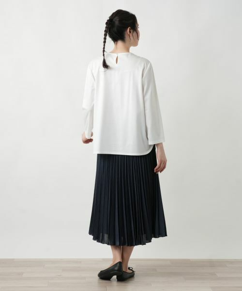 Leilian PLUS HOUSE / レリアンプラスハウス カットソー | 【店舗人気】タックカットソー【Leilian WHITE LABEL】 | 詳細9