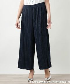 Leilian PLUS HOUSE / レリアンプラスハウス その他パンツ | 【店舗人気】プリーツワイドパンツ【Leilian WHITE LABEL】