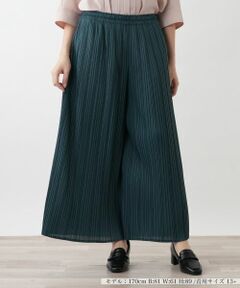 Leilian PLUS HOUSE / レリアンプラスハウス その他パンツ | 【店舗人気】プリーツワイドパンツ【Leilian WHITE LABEL】
