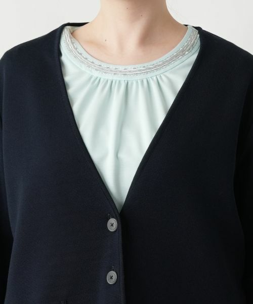 Leilian PLUS HOUSE / レリアンプラスハウス カーディガン・ボレロ | 【店舗人気】Vネックカーディガン【Leilian WHITE LABEL】 | 詳細11