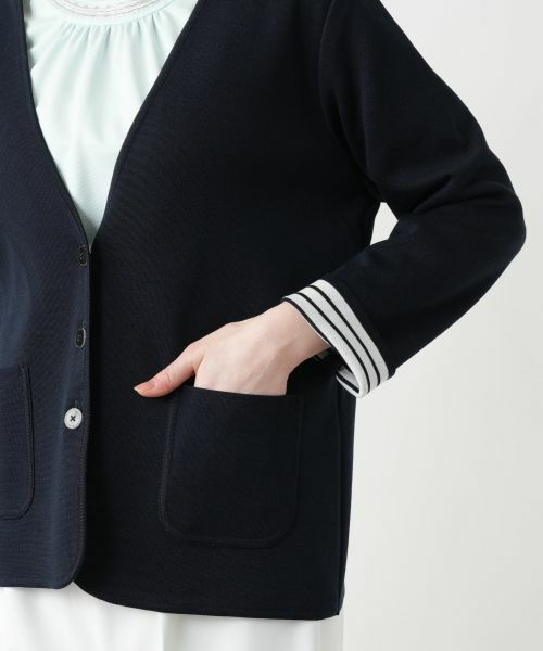 Leilian PLUS HOUSE / レリアンプラスハウス カーディガン・ボレロ | 【店舗人気】Vネックカーディガン【Leilian WHITE LABEL】 | 詳細13