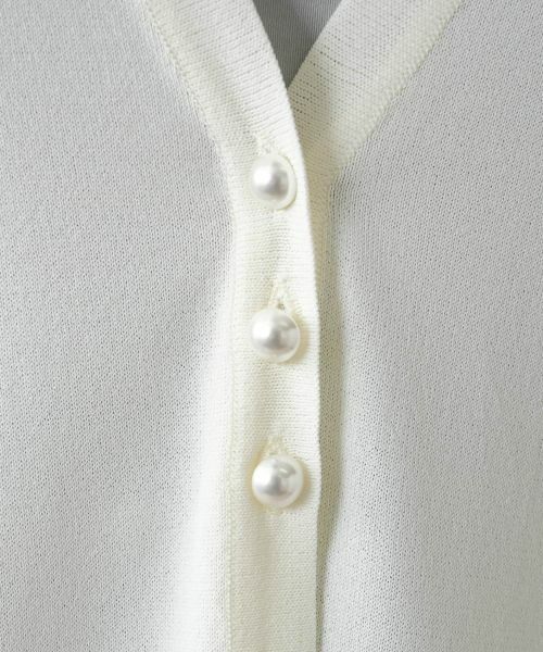 Leilian PLUS HOUSE / レリアンプラスハウス カーディガン・ボレロ | 【店舗人気】Vネックニットカーディガン【Leilian WHITE LABEL】 | 詳細10
