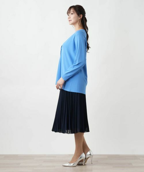 Leilian PLUS HOUSE / レリアンプラスハウス カーディガン・ボレロ | 【店舗人気】Vネックニットカーディガン【Leilian WHITE LABEL】 | 詳細14