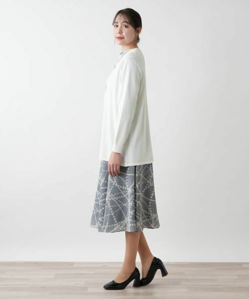 Leilian PLUS HOUSE / レリアンプラスハウス カーディガン・ボレロ | 【店舗人気】Vネックニットカーディガン【Leilian WHITE LABEL】 | 詳細2