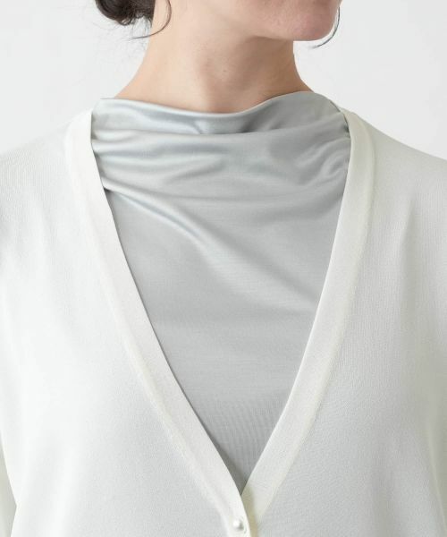 Leilian PLUS HOUSE / レリアンプラスハウス カーディガン・ボレロ | 【店舗人気】Vネックニットカーディガン【Leilian WHITE LABEL】 | 詳細7