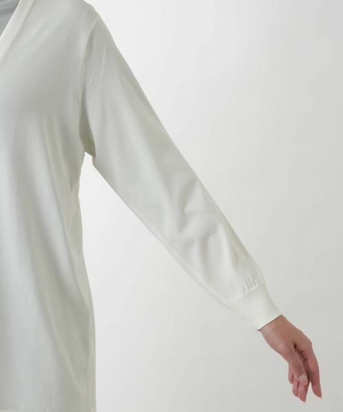 Leilian PLUS HOUSE / レリアンプラスハウス カーディガン・ボレロ | 【店舗人気】Vネックニットカーディガン【Leilian WHITE LABEL】 | 詳細9