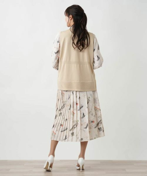 Leilian PLUS HOUSE / レリアンプラスハウス テーラードジャケット | 【店舗人気】Vネックニットベスト【Leilian WHITE LABEL】 | 詳細10