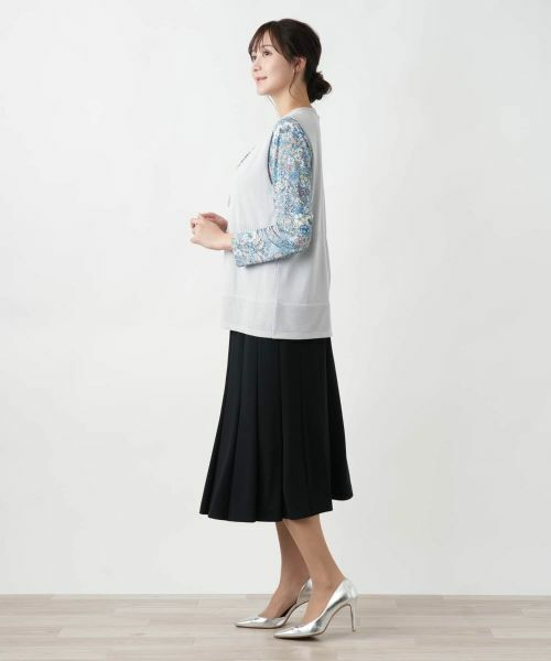 Leilian PLUS HOUSE / レリアンプラスハウス テーラードジャケット | 【店舗人気】Vネックニットベスト【Leilian WHITE LABEL】 | 詳細6