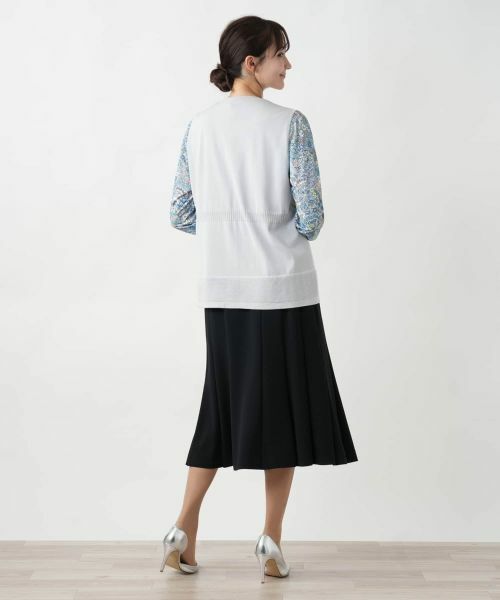 Leilian PLUS HOUSE / レリアンプラスハウス テーラードジャケット | 【店舗人気】Vネックニットベスト【Leilian WHITE LABEL】 | 詳細7