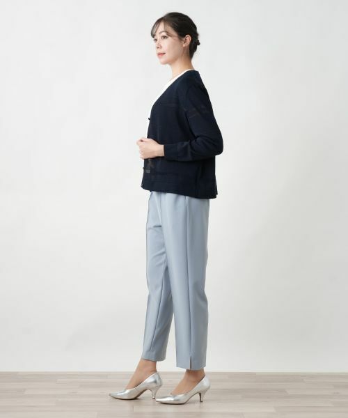 Leilian PLUS HOUSE / レリアンプラスハウス カーディガン・ボレロ | Vネックカーディガン【ROCHAS Premiere】 | 詳細2