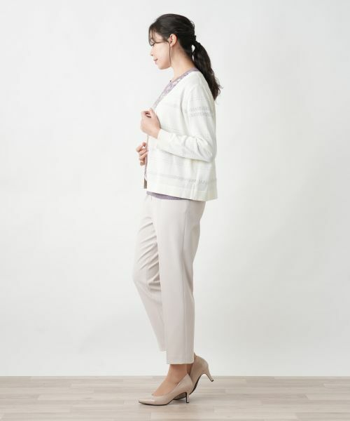 Leilian PLUS HOUSE / レリアンプラスハウス カーディガン・ボレロ | Vネックカーディガン【ROCHAS Premiere】 | 詳細5