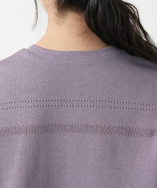 Leilian PLUS HOUSE / レリアンプラスハウス ニット・セーター | 【店舗人気】ペイズリー柄切替クルーネックニット【ROCHAS Premiere】 | 詳細8