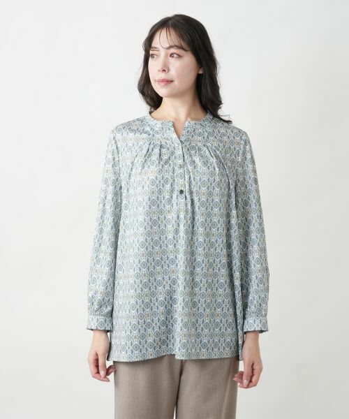 Leilian PLUS HOUSE / レリアンプラスハウス カットソー | 【店舗人気】幾何学柄ブラウス | 詳細4
