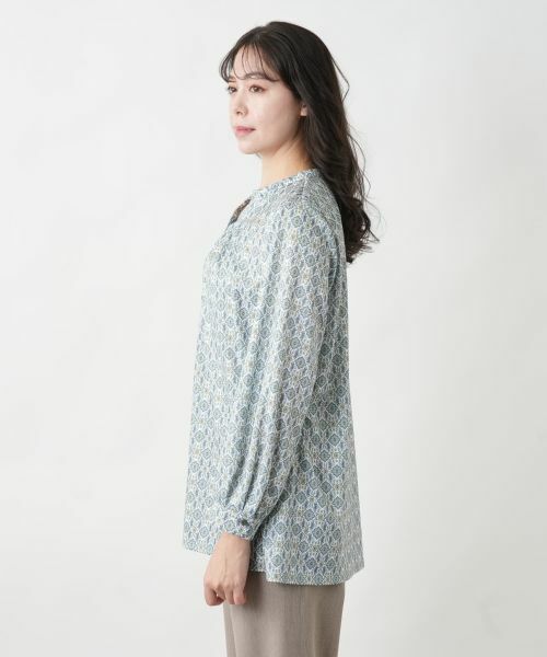 Leilian PLUS HOUSE / レリアンプラスハウス カットソー | 【店舗人気】幾何学柄ブラウス | 詳細5